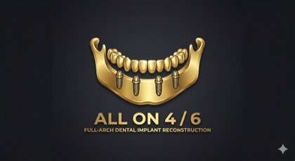 All On 4/6 Full-Arch Dental Implant Reconstruction