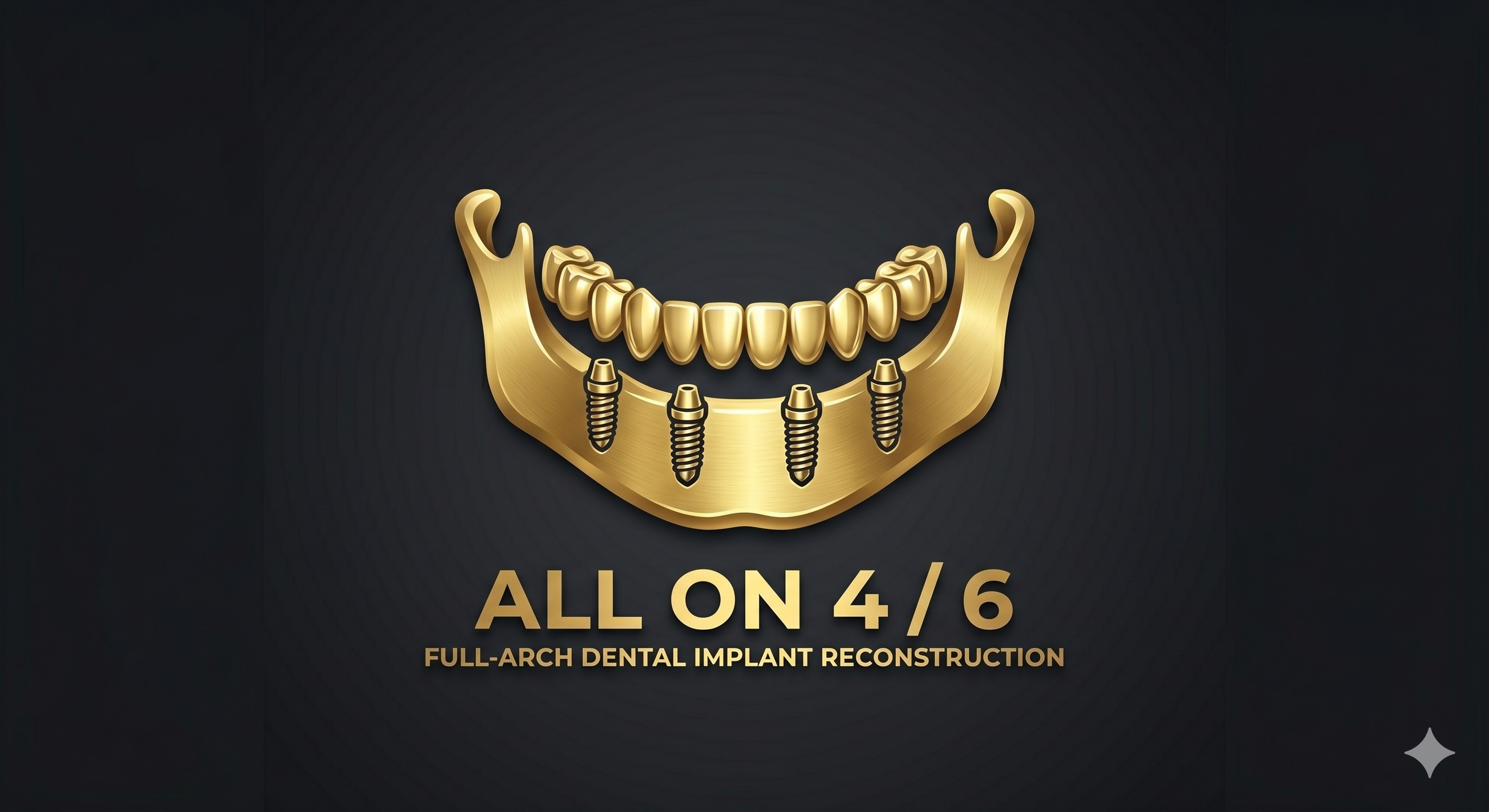 All On 4/6 Full-Arch Dental Implant Reconstruction